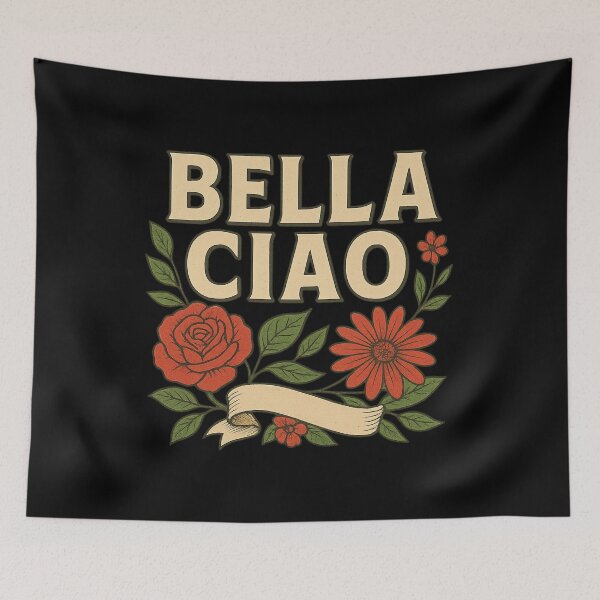 Item preview, Bella Ciao – Vintage Floral Italian Folk Design designed and sold by Dragonfly-10.