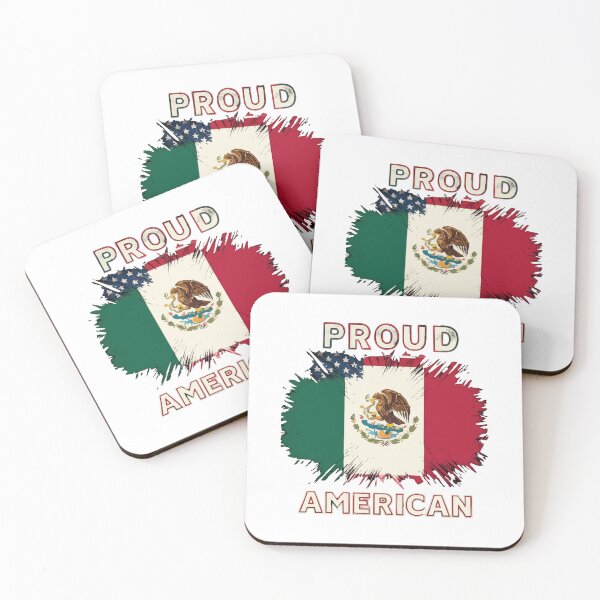 Item preview, Proud Mexican American Flag Unity T-Shirt designed and sold by Uglyandcute.