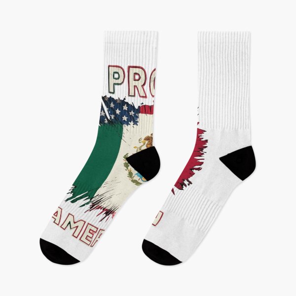 Item preview, Proud Mexican American Flag Unity T-Shirt designed and sold by Uglyandcute.