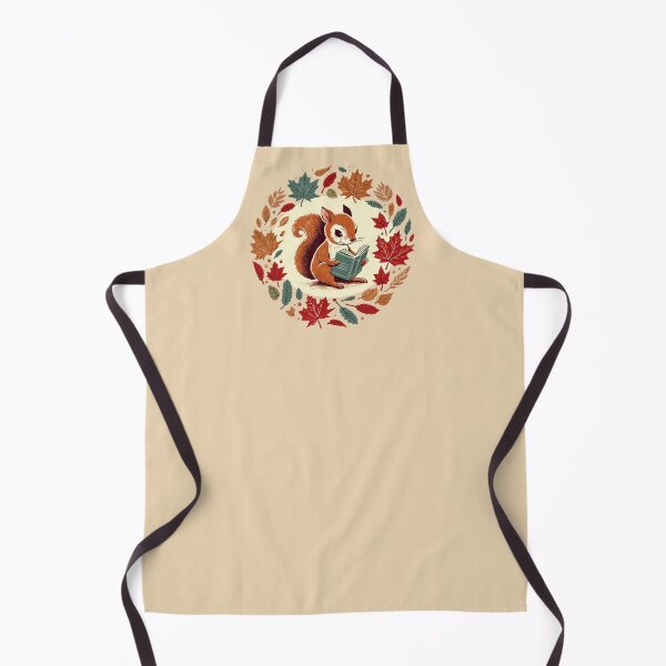 Item preview, Autumn Reading Squirrel designed and sold by FrictionMaxxing.