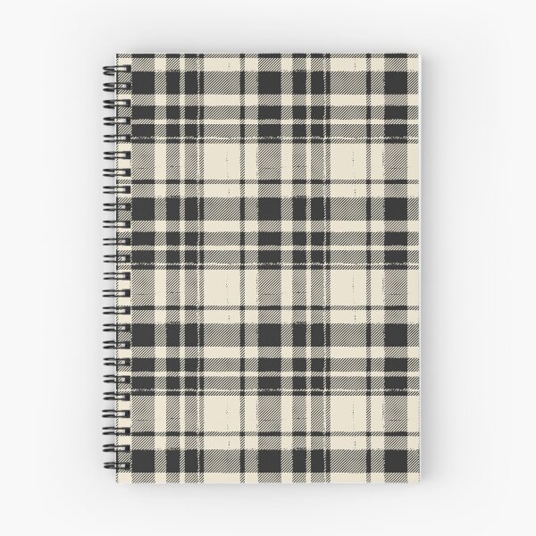Item preview, Distressed Tartan Plaid [color: black and cream] designed and sold by Becca Alessi.