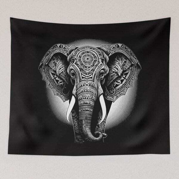 Item preview, The Elephant  Tattoo #3 designed and sold by Helios Be. Lavsh.