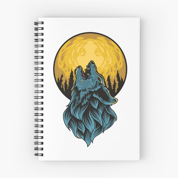 Item preview, Wolf Roaring at the Moon T-Shirt designed and sold by STMEDIADESIGN.