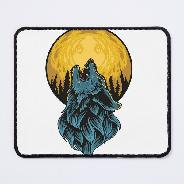 Item preview, Wolf Roaring at the Moon T-Shirt designed and sold by STMEDIADESIGN.