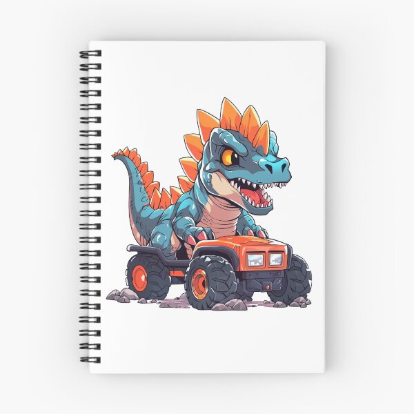 Item preview, Cute dinosaur in a monster truck designed and sold by JonysCreativeDesigns.