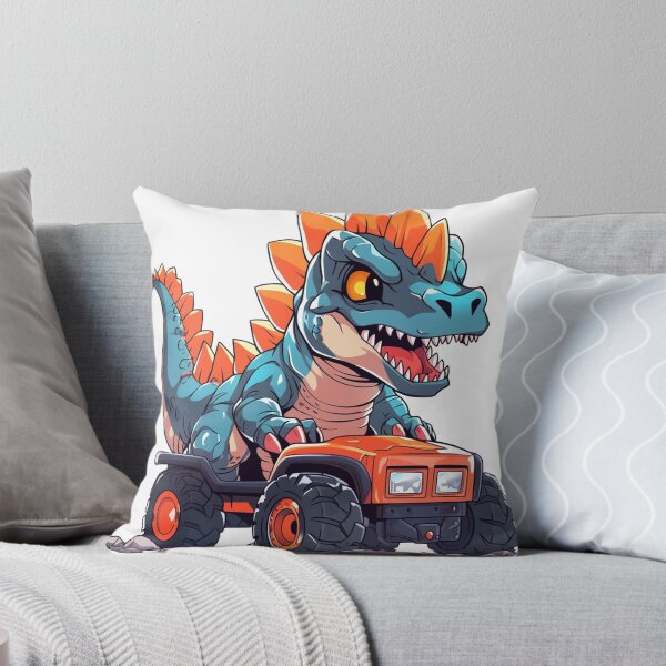 Item preview, Cute dinosaur in a monster truck designed and sold by JonysCreativeDesigns.
