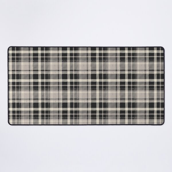 Item preview, Distressed Tartan Plaid [color: black and muted gray] designed and sold by Becca Alessi.