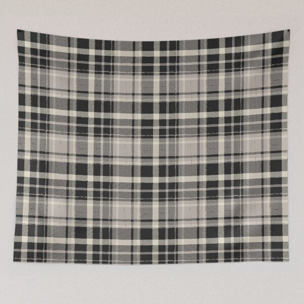 Item preview, Distressed Tartan Plaid [color: black and muted gray] designed and sold by Becca Alessi.
