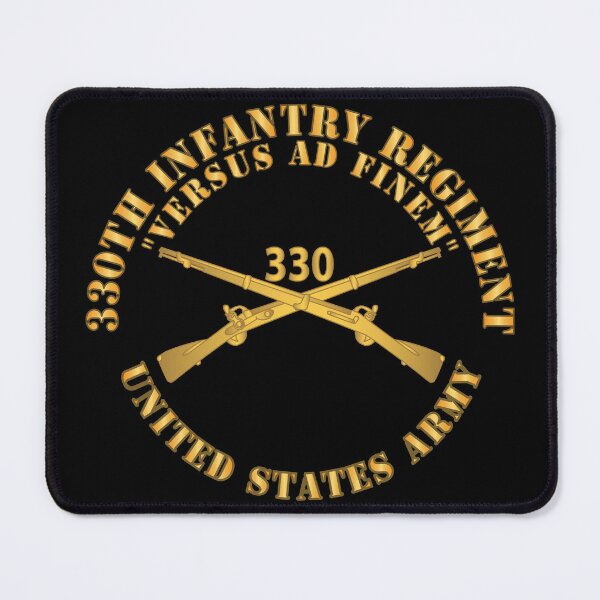 Item preview, Army - 330th Infantry Regiment - Versus Ad Finem w Infantry Br X 300 designed and sold by Military Insignia Products.