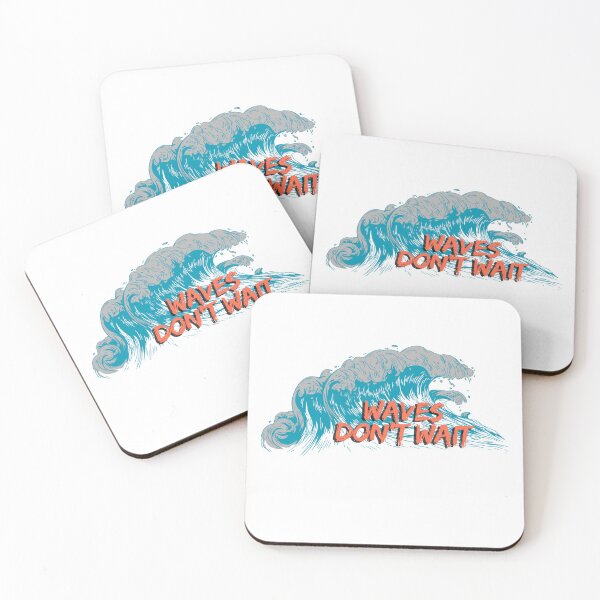 Item preview, Waves Don’t Wait – Catch the Wave of Life designed and sold by D-Ave Magic Store .