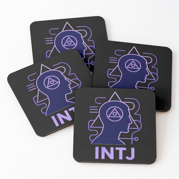 Item preview, INTJ Personality Abstract Art – MBTI Design (Center Print) designed and sold by W-Rm.