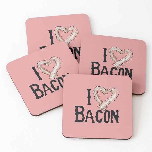 Item preview, I Love Bacon Funny Foodie Breakfast Meat Humor designed and sold by FrictionMaxxing.