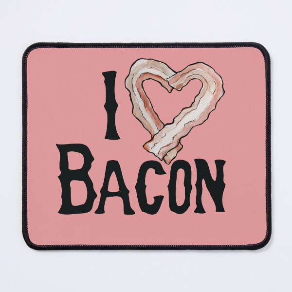 Item preview, I Love Bacon Funny Foodie Breakfast Meat Humor designed and sold by FrictionMaxxing.