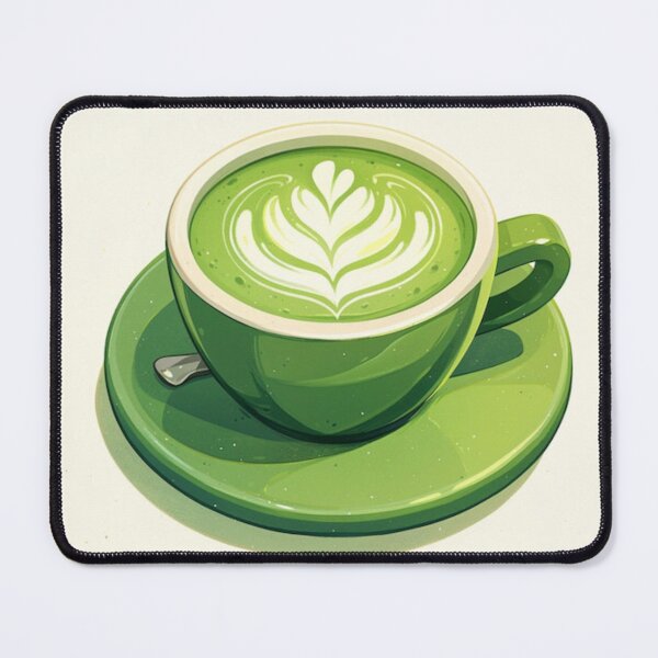 Item preview, Matcha Latte Art in Green Cup designed and sold by LumoFreak.