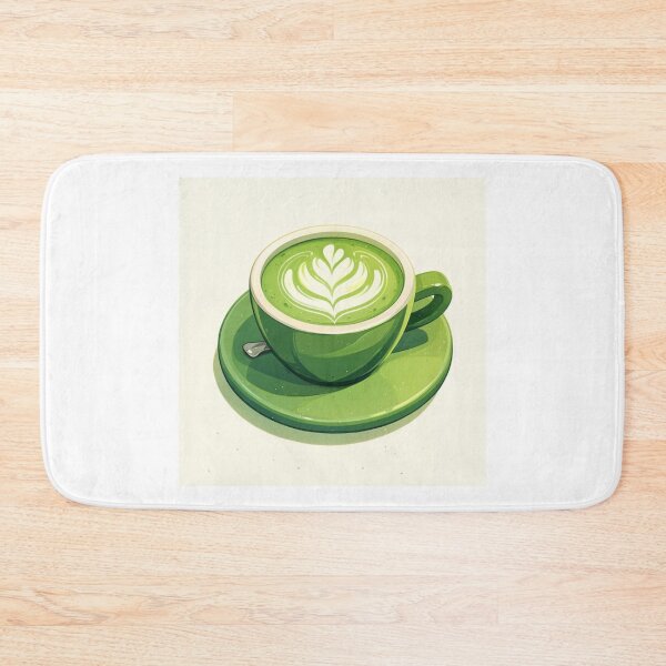Item preview, Matcha Latte Art in Green Cup designed and sold by LumoFreak.