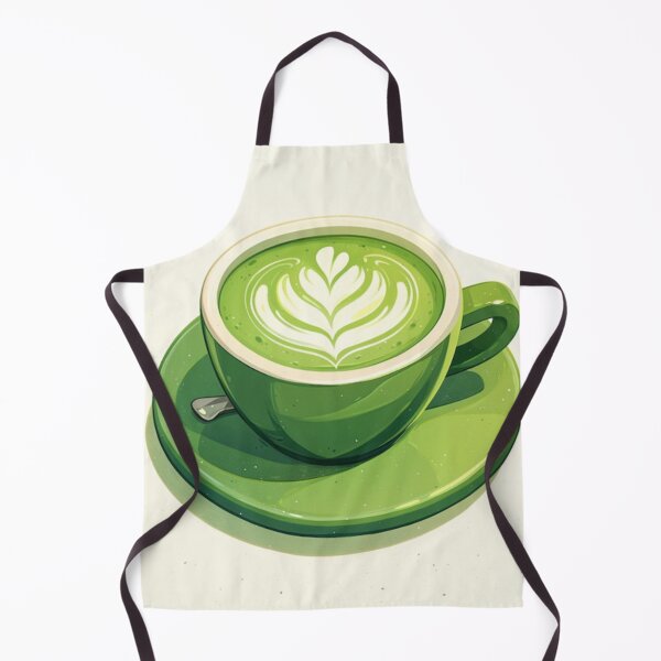 Item preview, Matcha Latte Art in Green Cup designed and sold by LumoFreak.