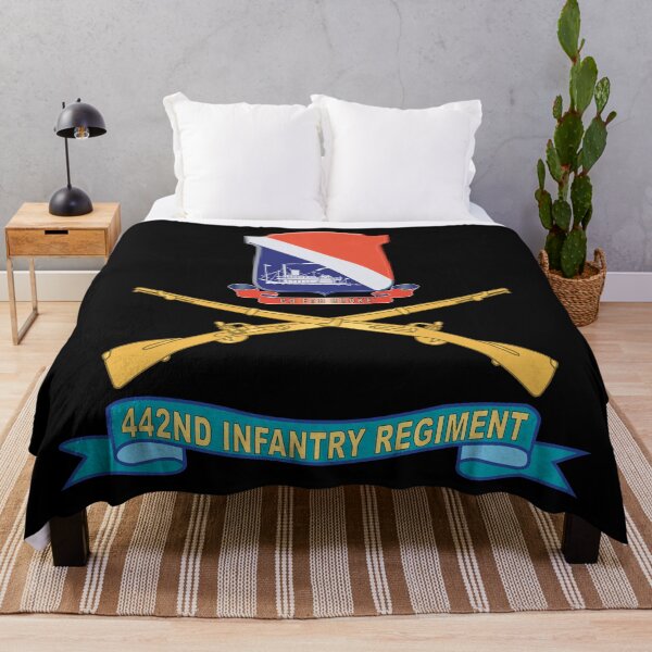 Item preview, Army - 442nd Infantry Regiment w Br - SSI - Ribbon X 300 designed and sold by Military Insignia Products.
