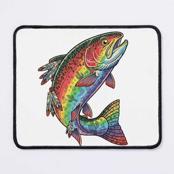 Item preview, Rainbow Trout Southwestern designed and sold by Too Kool Designing .