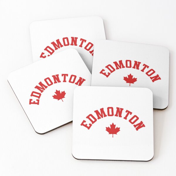 Item preview, Edmonton Canada Maple Leaf Vintage Style Design designed and sold by Paper Drip.