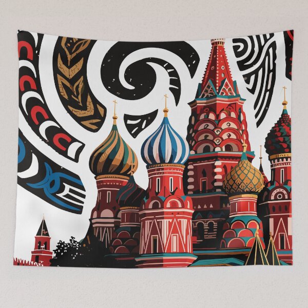Item preview, Soviet Moscow: mural, steel, and urban nostalgia designed and sold by Honu2025.