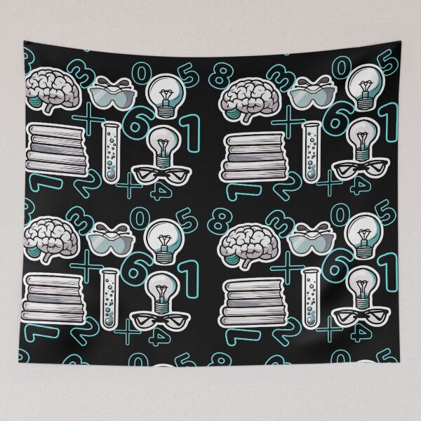 Item preview, Brain, Books, and Math  Design designed and sold by digitaldemart.