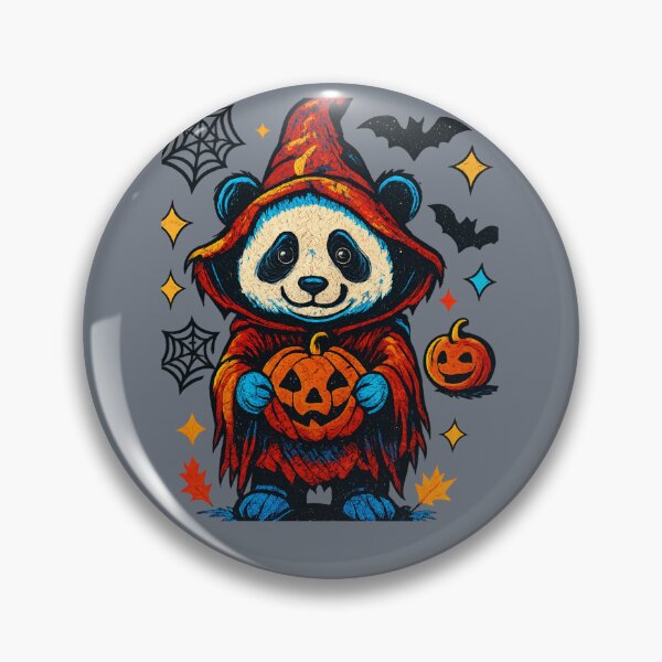 Item preview, Pop Art Panda – Spooky & Sparkling. Panda Magique – Halloween Pop Art designed and sold by Drawingshirts.