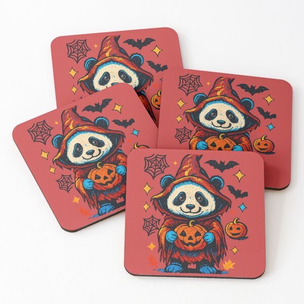 Item preview, Pop Art Panda – Spooky & Sparkling. Panda Magique – Halloween Pop Art designed and sold by Drawingshirts.