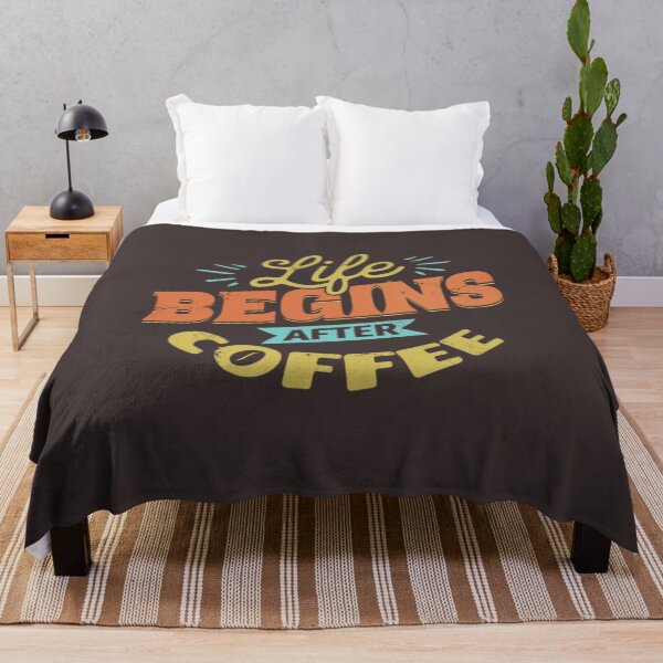 Item preview, Life Begins After Coffee Quote designed and sold by MJO80.