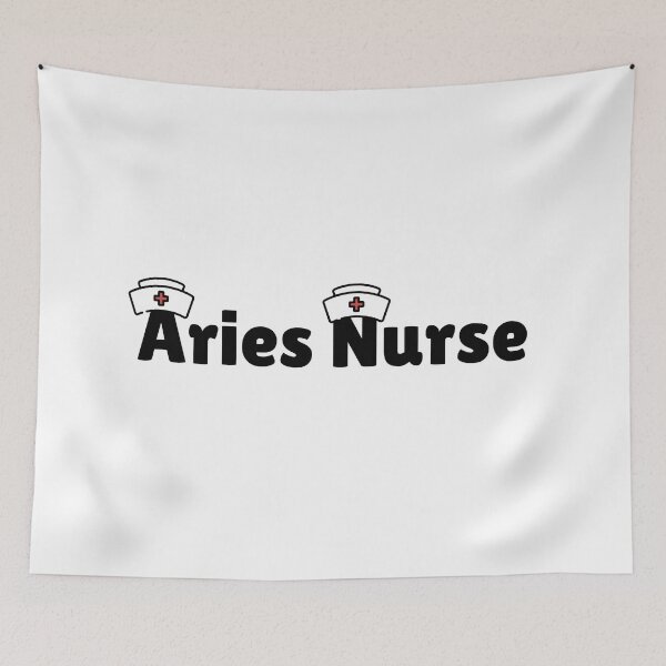 Item preview, Aries Zodiac Astrology Nurse Design designed and sold by Midnight789.