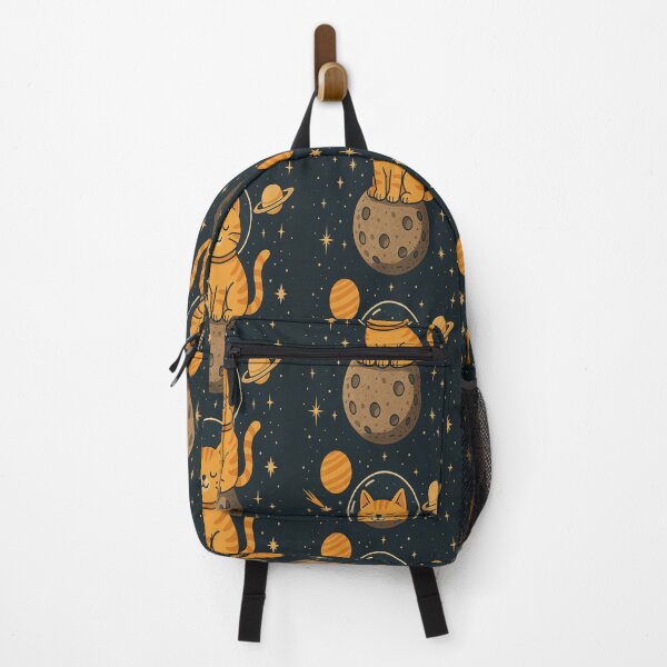 Item preview, "Space Cat Astronaut | Cute Cosmic Cat on Moon | Galaxy Stars & Planets Illustration" designed and sold by ReyDeLaCalle.