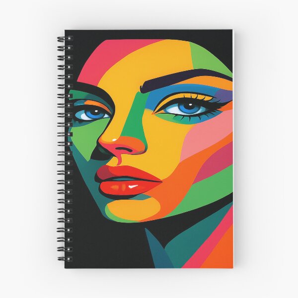 Item preview, Fragmented Glow – A Pop Art Portrait in Vivid Color. designed and sold by Alexzonartshop.
