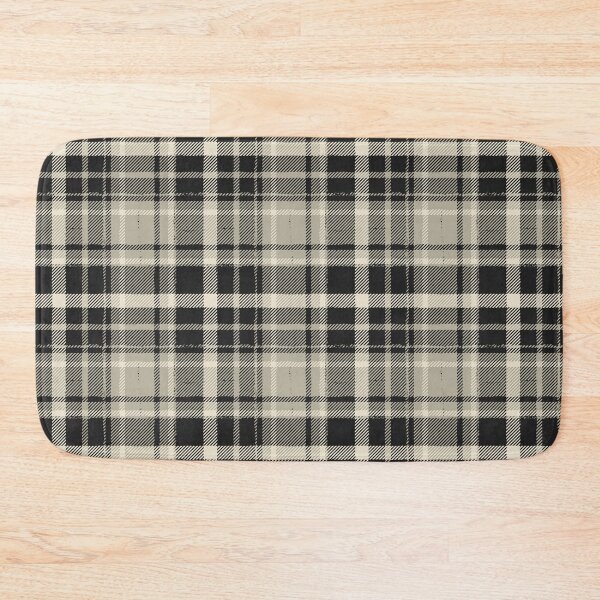 Item preview, Distressed Tartan Plaid [color: black and smoky sage] designed and sold by Becca Alessi.