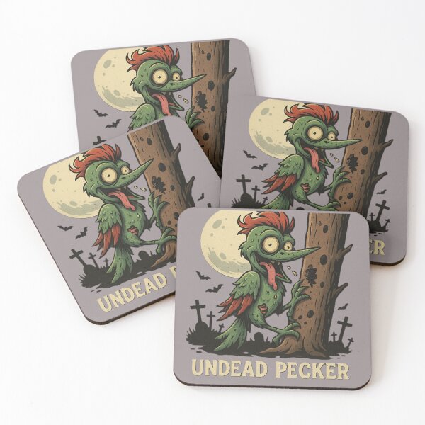 Item preview, Undead Pecker – Funny Zombie Woodpecker Halloween Design designed and sold by OxiSkor.