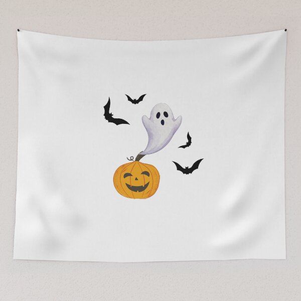 Item preview, Halloween Ghost Pumpkin And Bats designed and sold by JosueShop101.