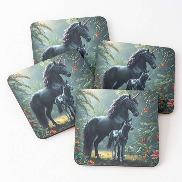 Item preview, Unicorn Mom and Foal designed and sold by LITTLE MAGICK.