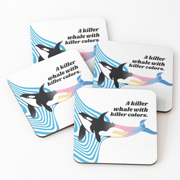 Item preview, A killer whale with killer colors designed and sold by acmartinez.