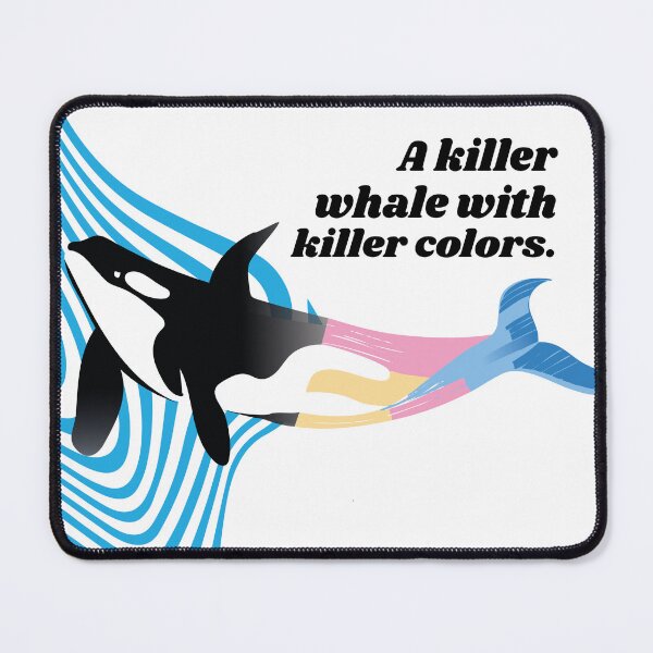 Item preview, A killer whale with killer colors designed and sold by acmartinez.