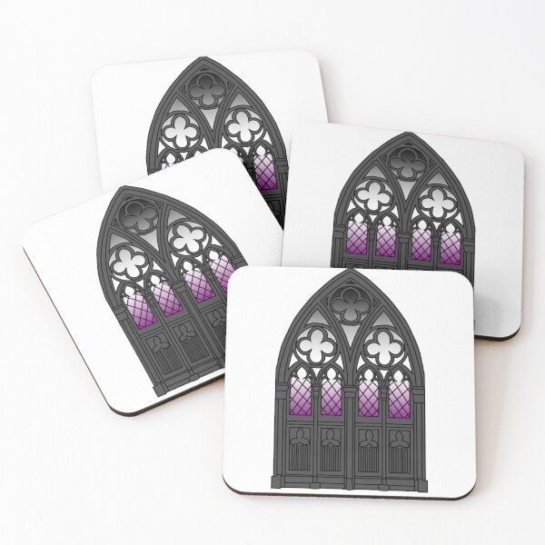 Item preview, Gothic Arch - Asexual - Grey designed and sold by NightmareWorks.