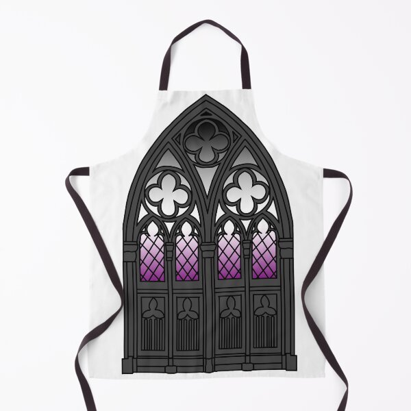 Item preview, Gothic Arch - Asexual - Grey designed and sold by NightmareWorks.
