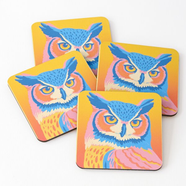 Item preview, Colorful owl designed and sold by Joeartzz.