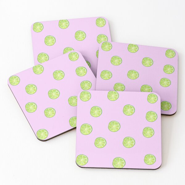 Item preview, Green Limes on Pink designed and sold by Anna Sirbu Art.