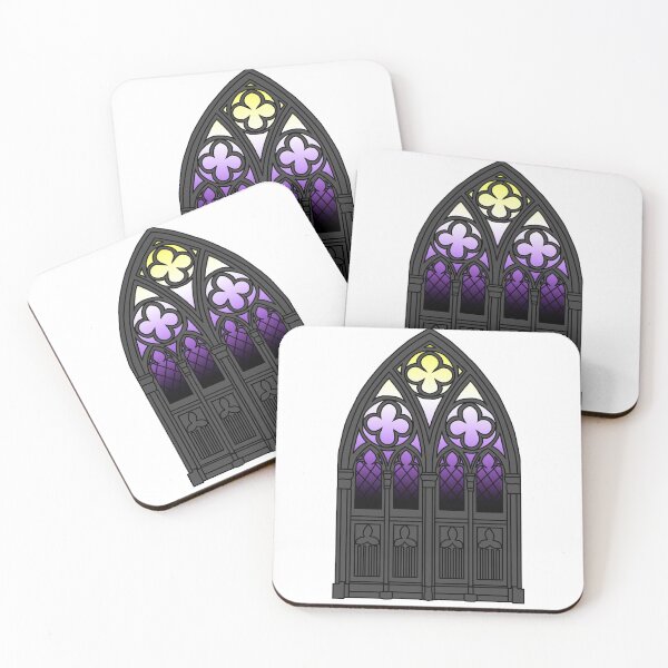 Item preview, Gothic Arch - Nonbinary - Grey designed and sold by NightmareWorks.