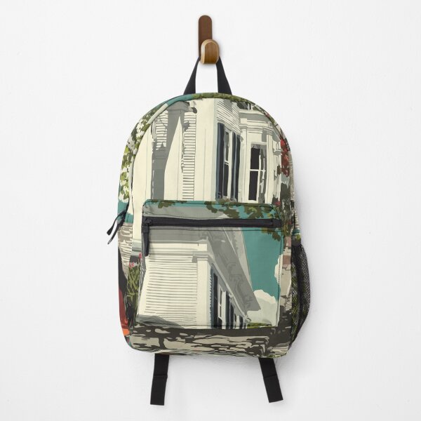 Item preview, Wiscasset Maine Retro Travel Art | Prettiest Village in Maine Design designed and sold by TuncGK.