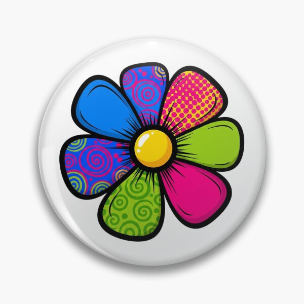 Item preview, Retro Flower | Groovy, Colorful, and Timeless Floral Graphic designed and sold by Tw1nsAIArt.