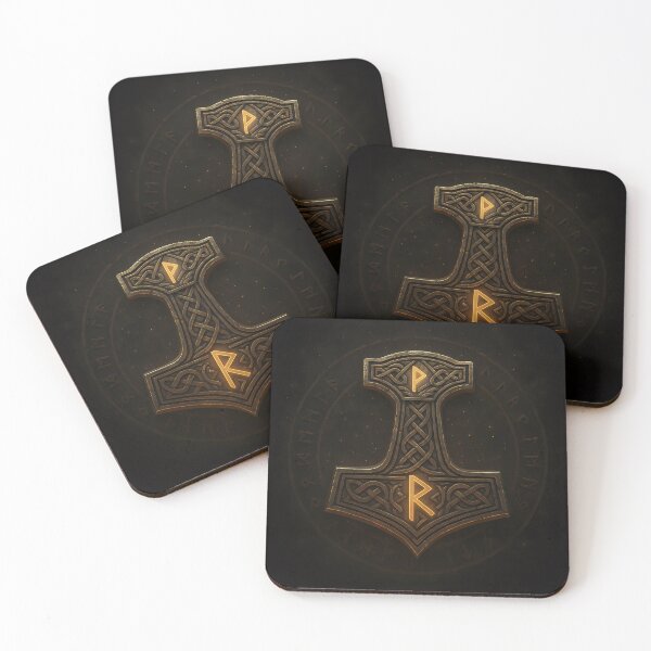 Item preview, Mjölnir – Epic Thor’s Hammer Viking Symbol designed and sold by NorseDrip.