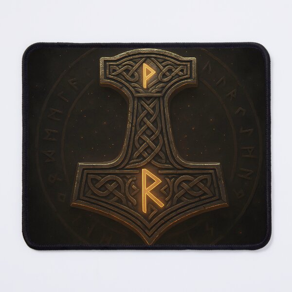 Item preview, Mjölnir – Epic Thor’s Hammer Viking Symbol designed and sold by NorseDrip.