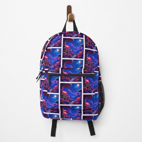 Item preview, Enchanted Mushroom Forest Night Design designed and sold by Health And Fitness Posts e-Store.