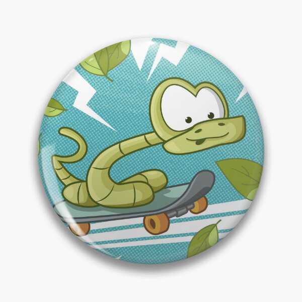 Artikelvorschau, Coole Skateboarding-Schlange – Lustiges Cartoon-Tier-Design entworfen und verkauft von Sore Creations.