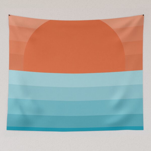 Item preview, Boho-Inpsired Complementary Geometric Sunset designed and sold by Christie Olstad.