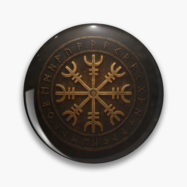 Item preview, Ægishjálmur – Epic Helm of Awe Norse Symbol designed and sold by NorseDrip.